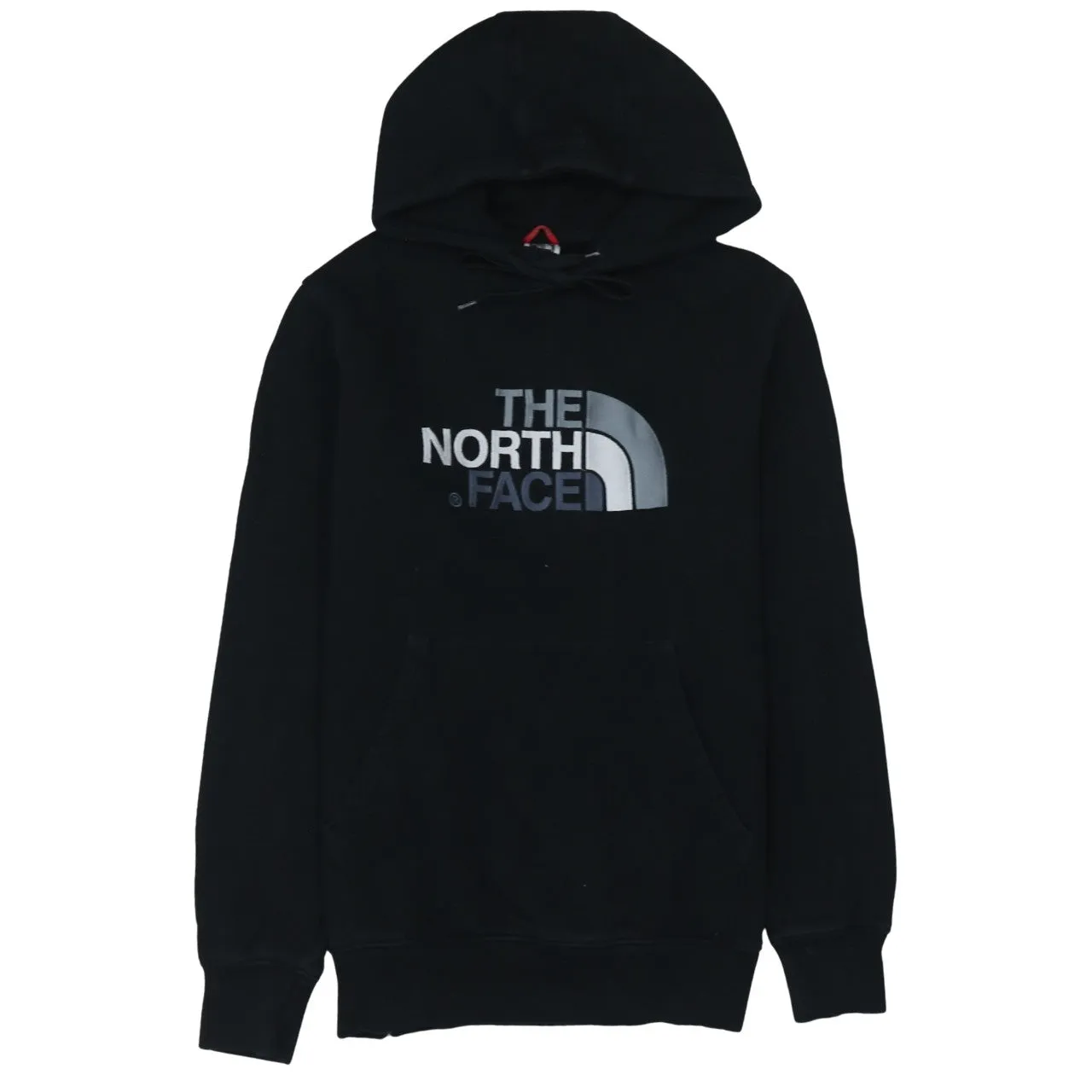 The North Face 90's Spellout Pullover Hoodie Small Black sold by Vintage Club
