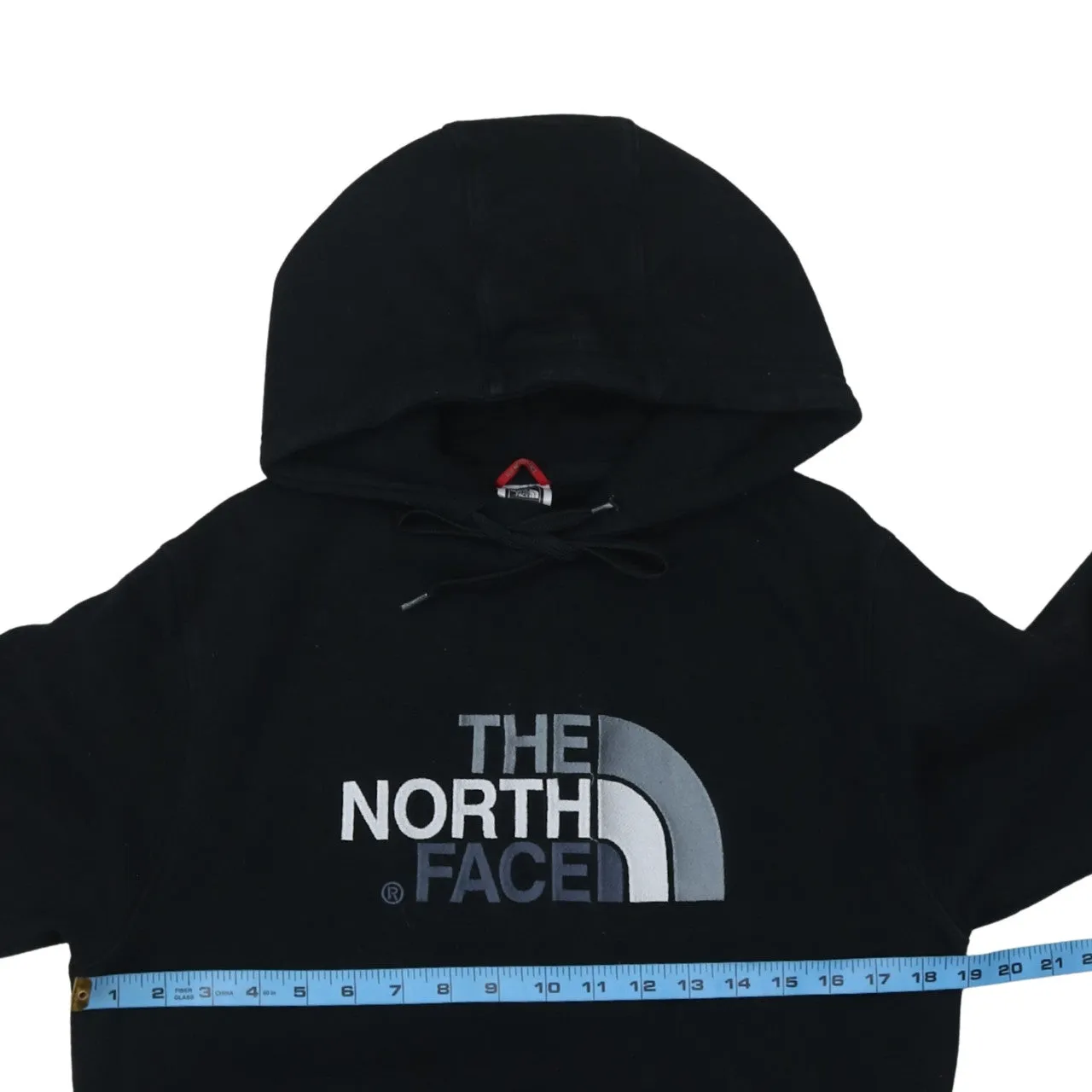 The North Face 90's Spellout Pullover Hoodie Small Black sold by Vintage Club product image thumbnail 5