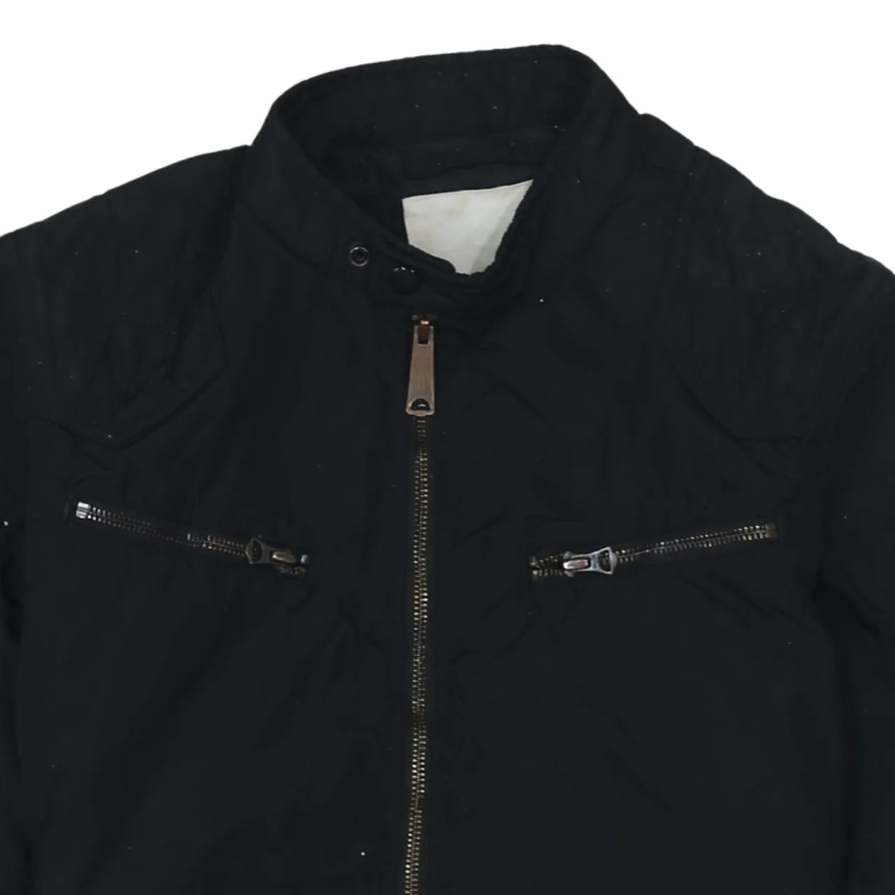 Denim 90's Lightweight Full Zip Up Windbreaker Medium Black sold by Vintage Club product image thumbnail 3