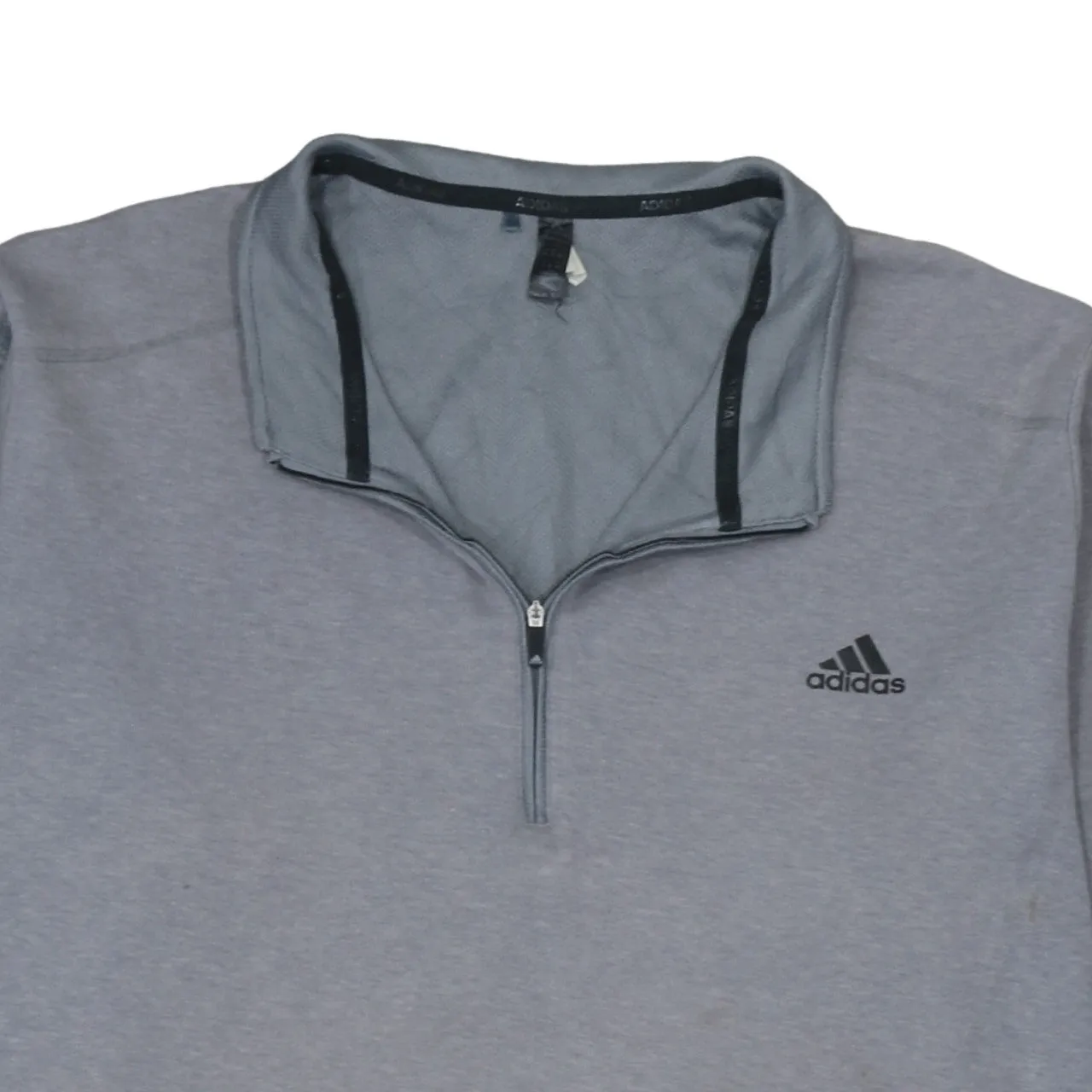 Adidas 90's Lightweight Quarter Zip Sweatshirt XXLarge (2XL) Grey sold by Vintage Club product image thumbnail 3