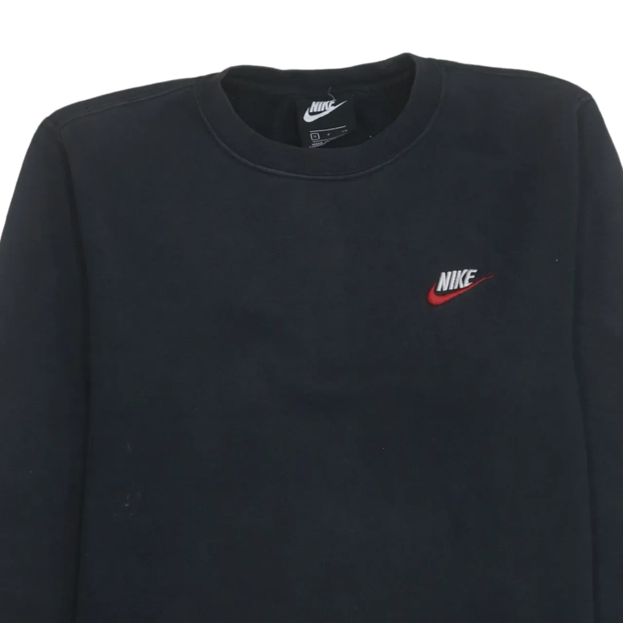 Nike 90's Swoosh Crew Neck Sweatshirt Small Black sold by Vintage Club product image thumbnail 3