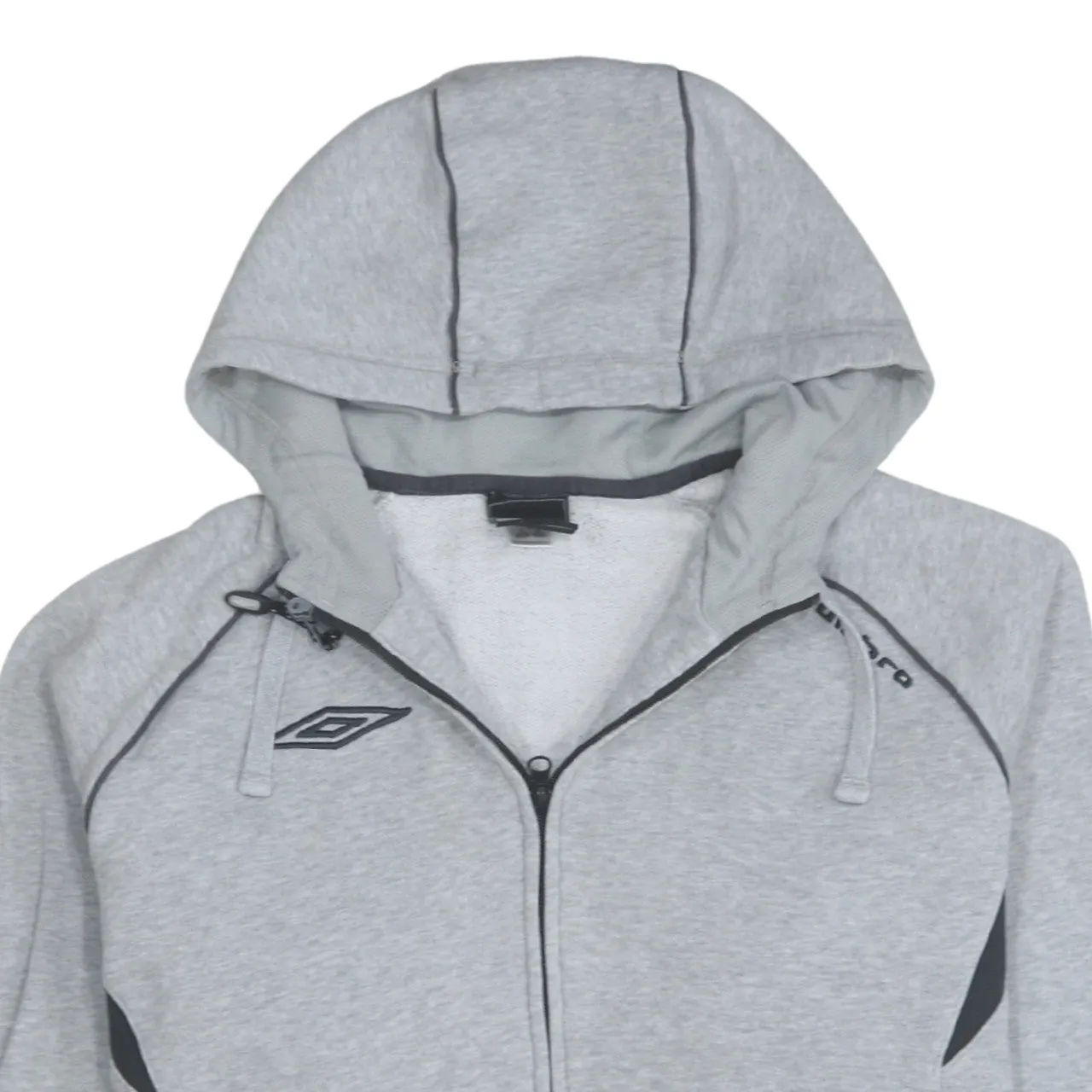 Umbro 90's Lightweight Full Zip Up Hoodie XLarge Grey sold by Vintage Club product image thumbnail 3