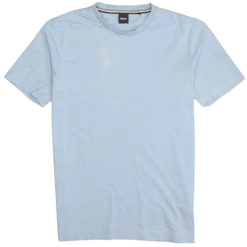 HUGO BOSS 90's Short Sleeves Crew Neck T Shirt Large Blue sold by Vintage Club