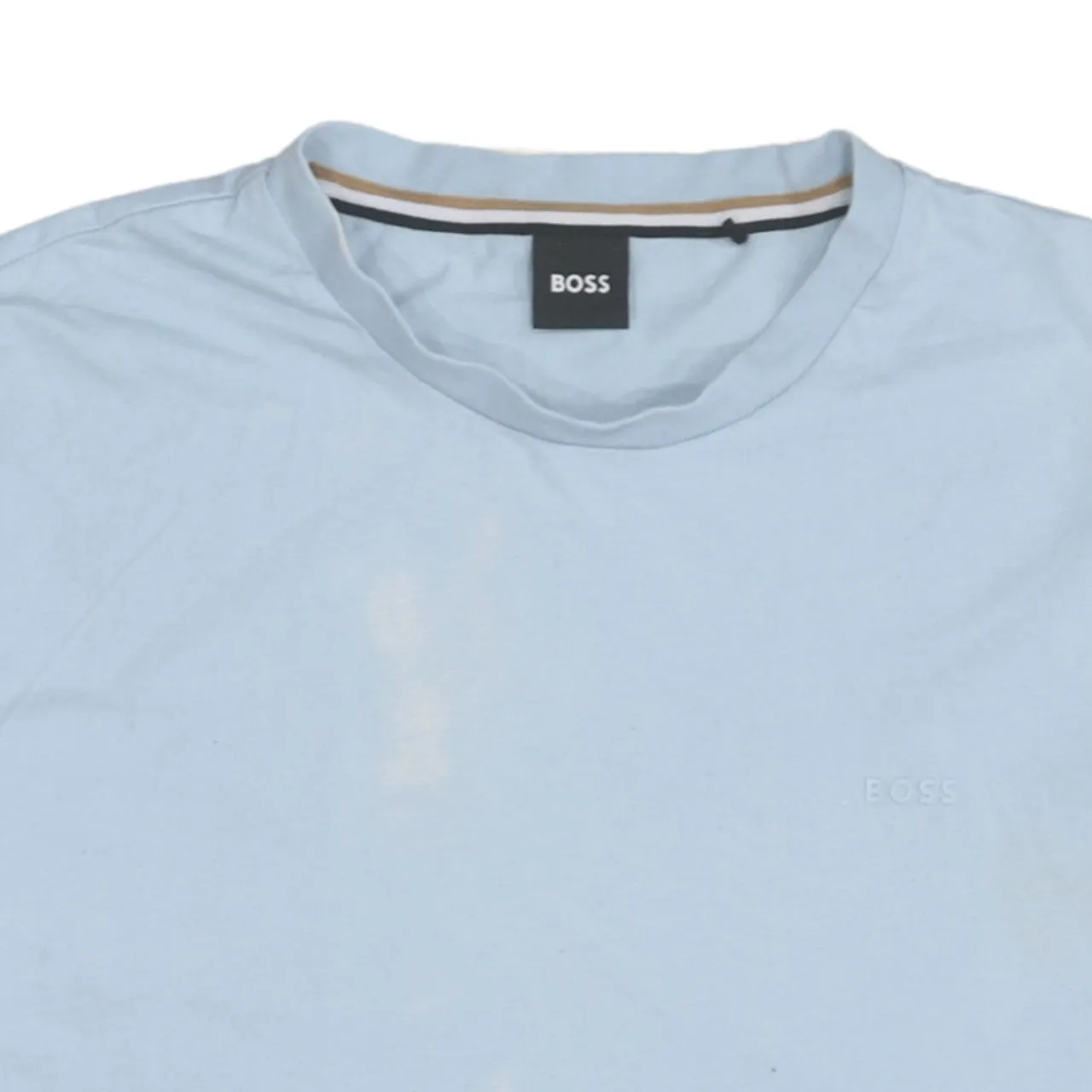 HUGO BOSS 90's Short Sleeves Crew Neck T Shirt Large Blue sold by Vintage Club product image thumbnail 3