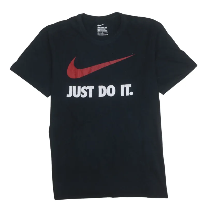 Nike 90's Center Middle Swoosh Crew Neck T Shirt XLarge Black sold by Vintage Club