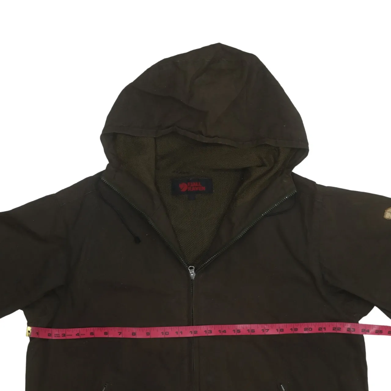 Fjallraven 90's Hooded Full Zip Up Windbreaker Large Brown sold by Vintage Club product image thumbnail 5