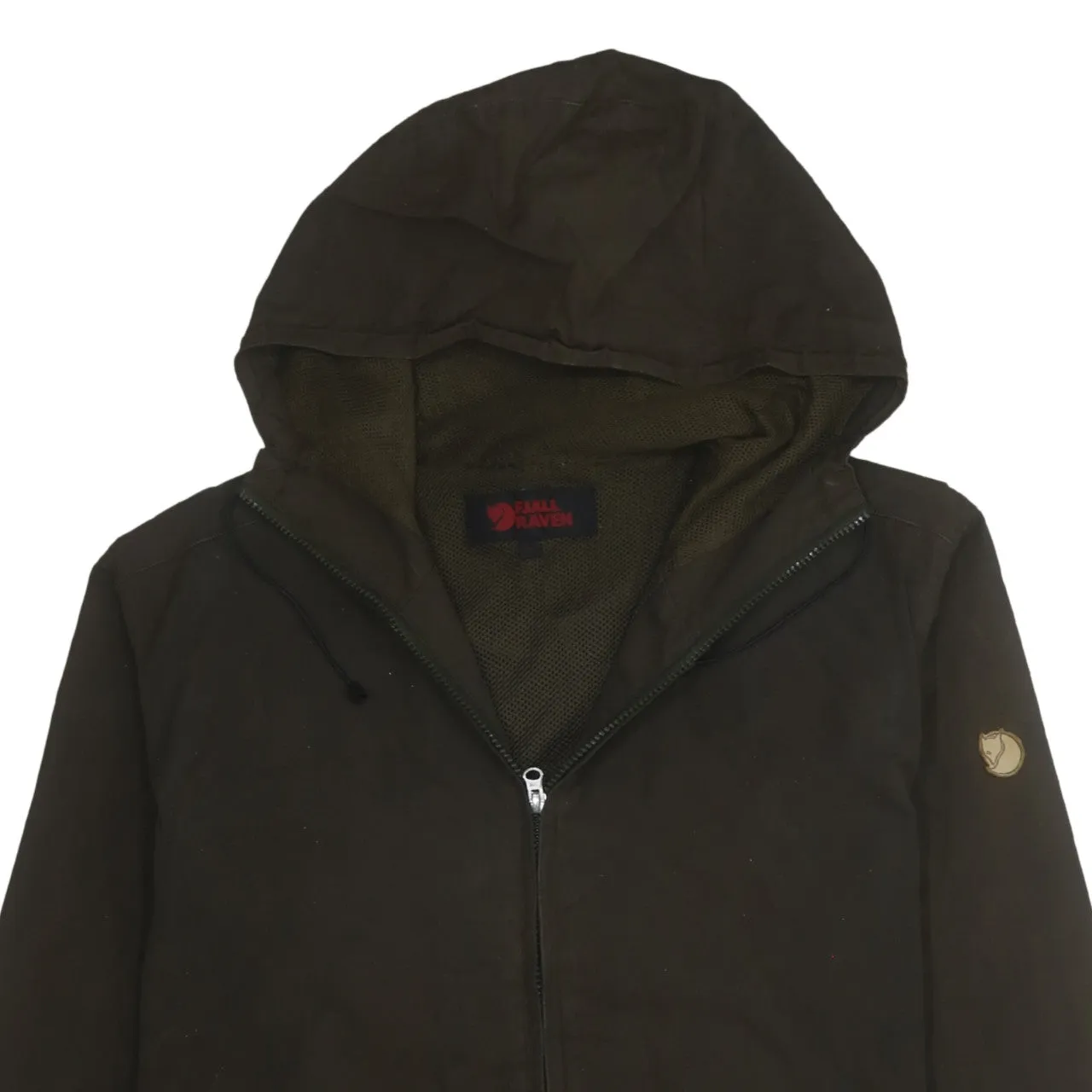 Fjallraven 90's Hooded Full Zip Up Windbreaker Large Brown sold by Vintage Club product image thumbnail 3
