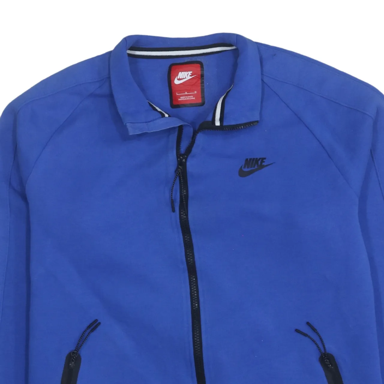 Nike 90's Swoosh Full Zip Up Sweatshirt Large Blue sold by Vintage Club product image thumbnail 3