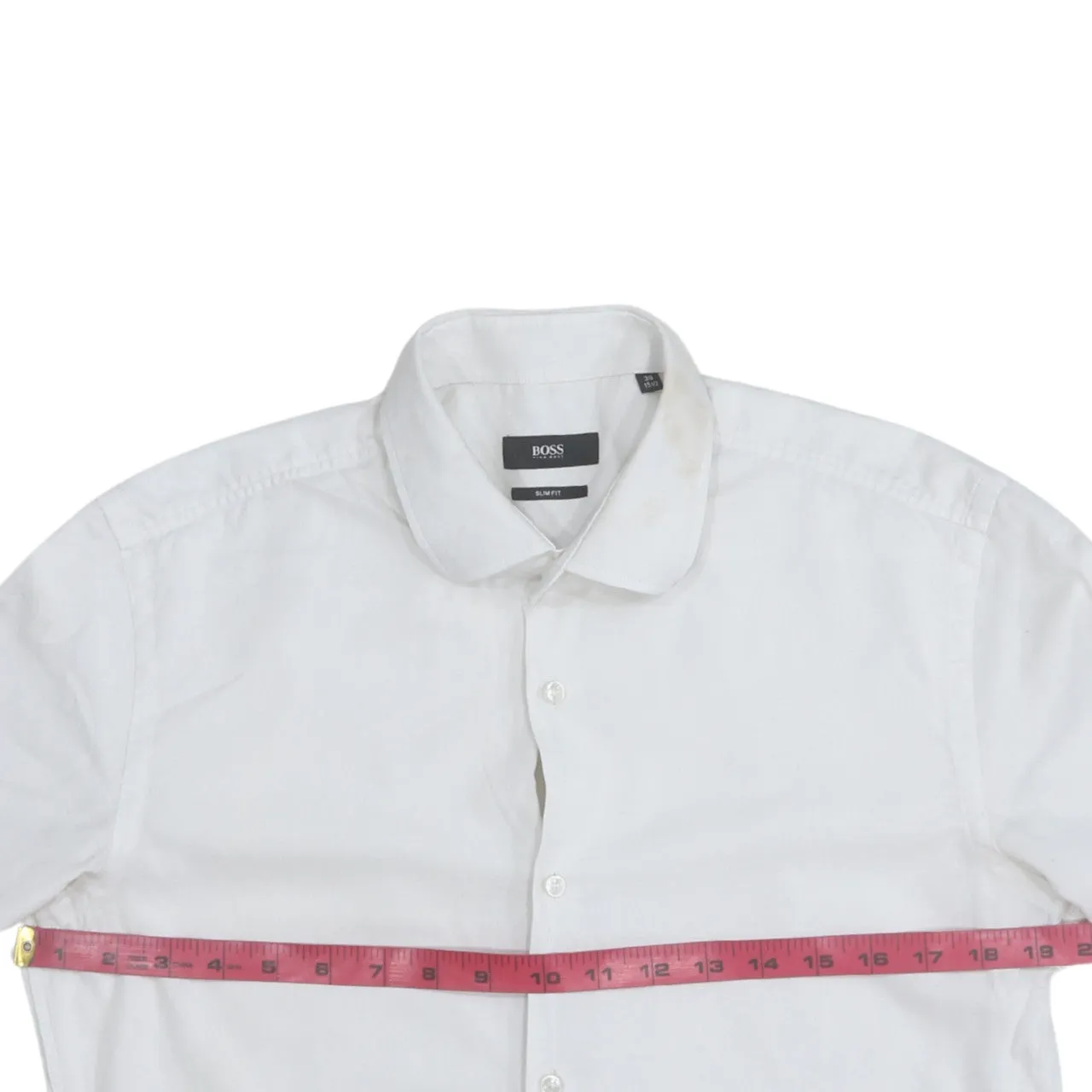 HUGO BOSS 90's Long Sleeve Button Up Shirt Small White sold by Vintage Club product image thumbnail 5