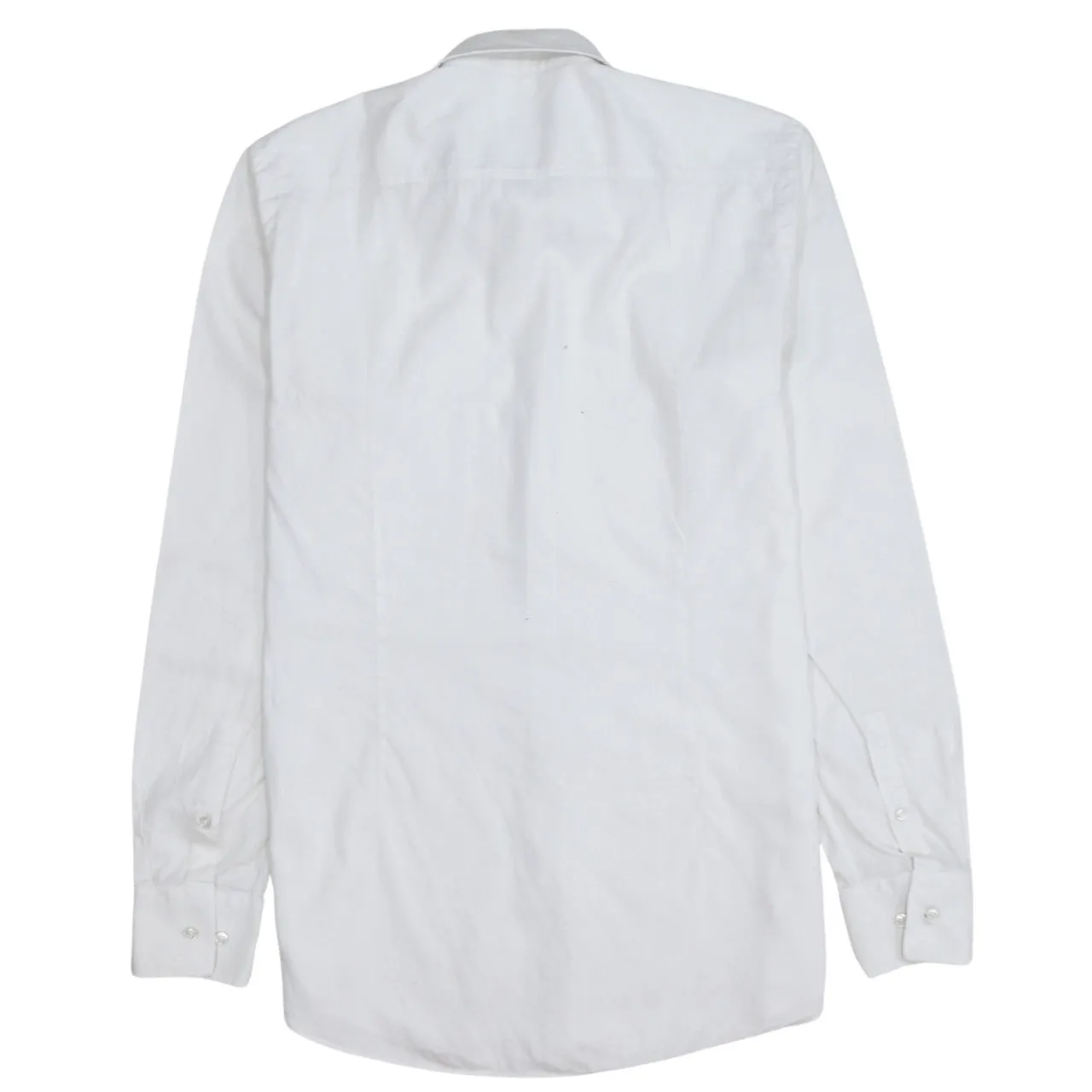 HUGO BOSS 90's Long Sleeve Button Up Shirt Small White sold by Vintage Club product image thumbnail 2