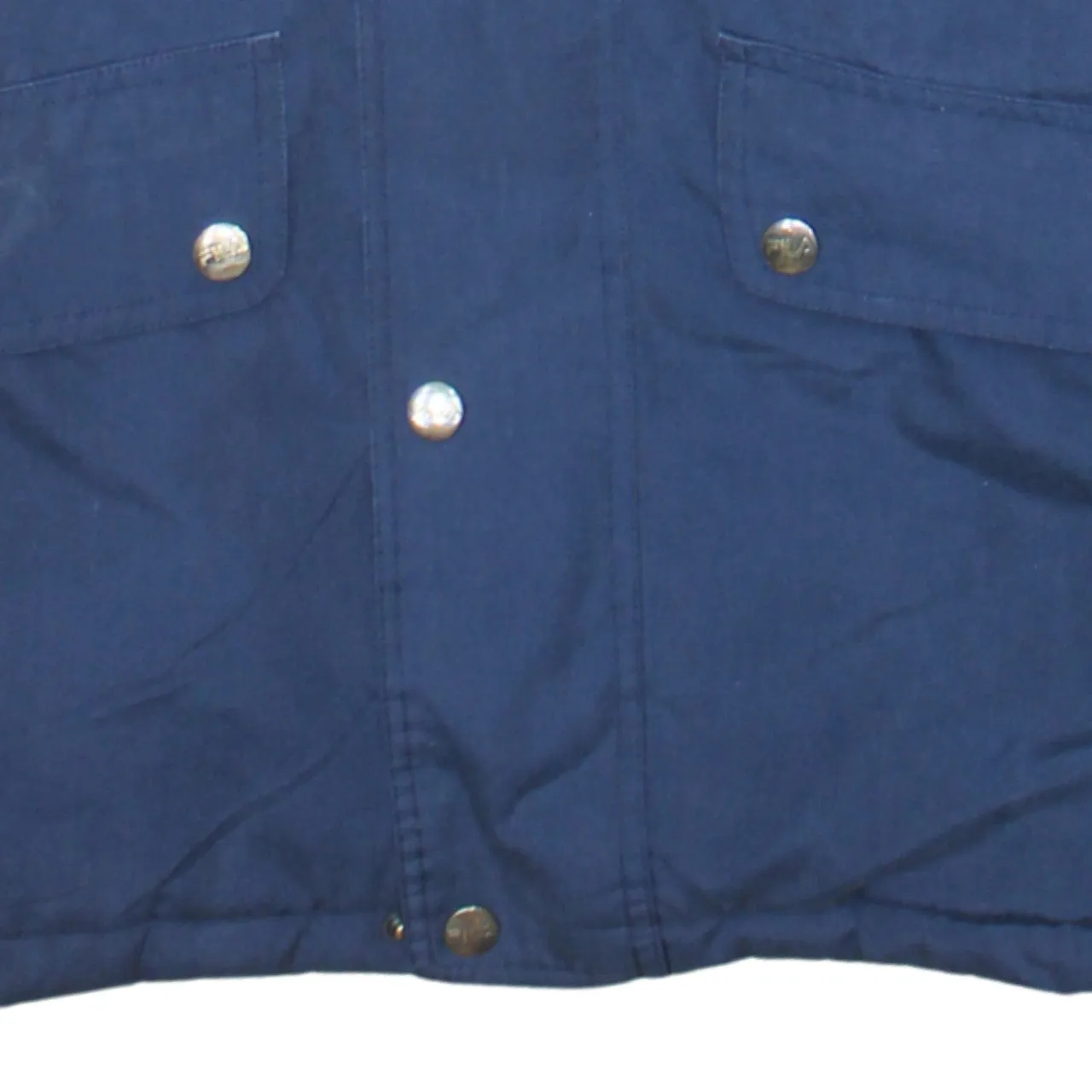 Fila 90's Plain Full Zip Up Windbreaker Large Blue sold by Vintage Club product image thumbnail 4