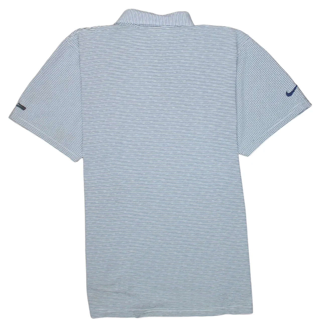 Nike 90's Swoosh Short Sleeves Polo Shirt Large Grey sold by Vintage Club product image thumbnail 2