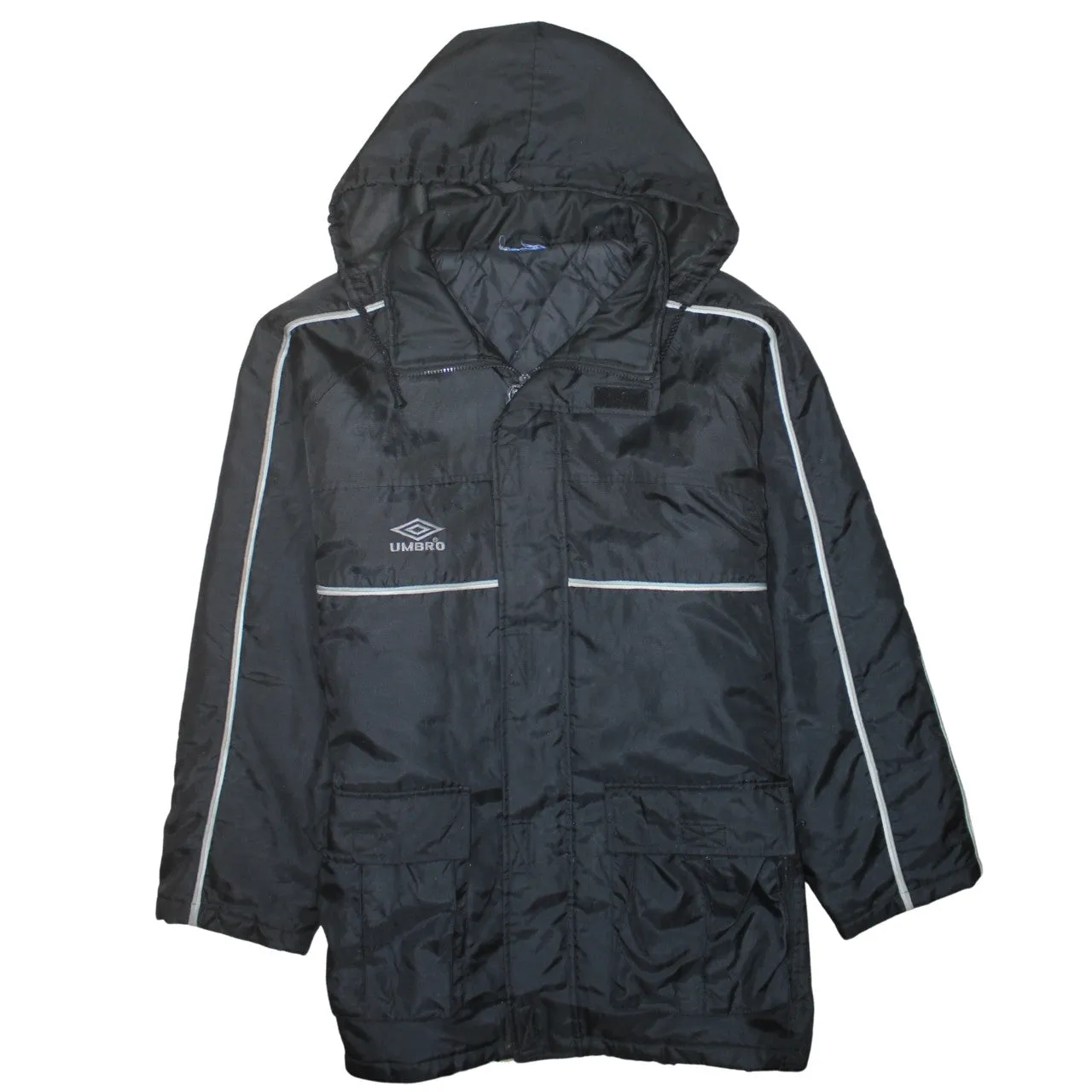 Umbro 90's Hooded Full Zip Up Windbreaker XXLarge Black sold by Vintage Club