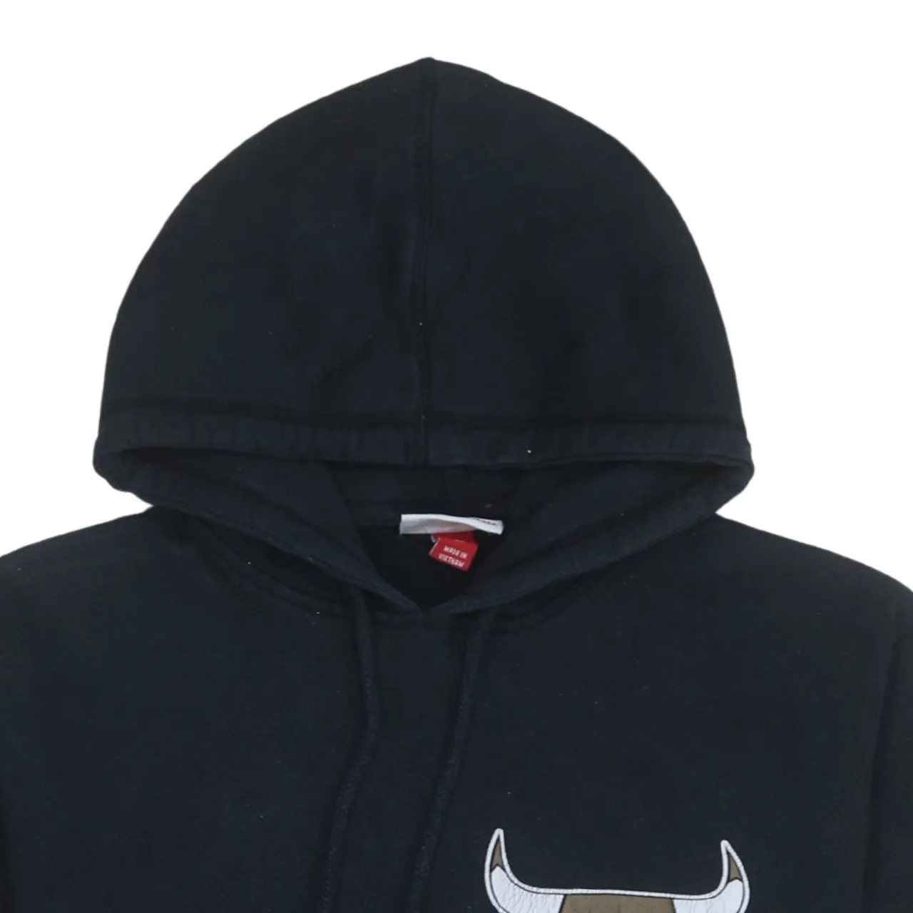 Mitchell & Ness 90's Drawstring Pockets Pullover Hoodie Large Black sold by Vintage Club product image thumbnail 3