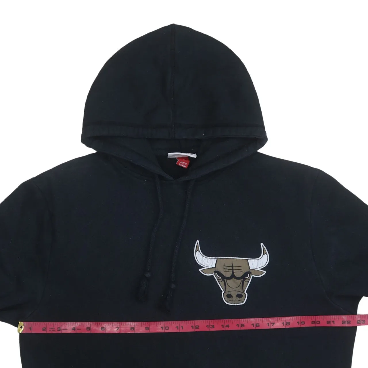 Mitchell & Ness 90's Drawstring Pockets Pullover Hoodie Large Black sold by Vintage Club product image thumbnail 5