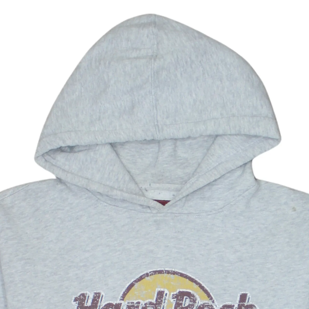 Hard Rock Cafe 90's Spellout Pullover Hoodie Large Grey sold by Vintage Club product image thumbnail 3