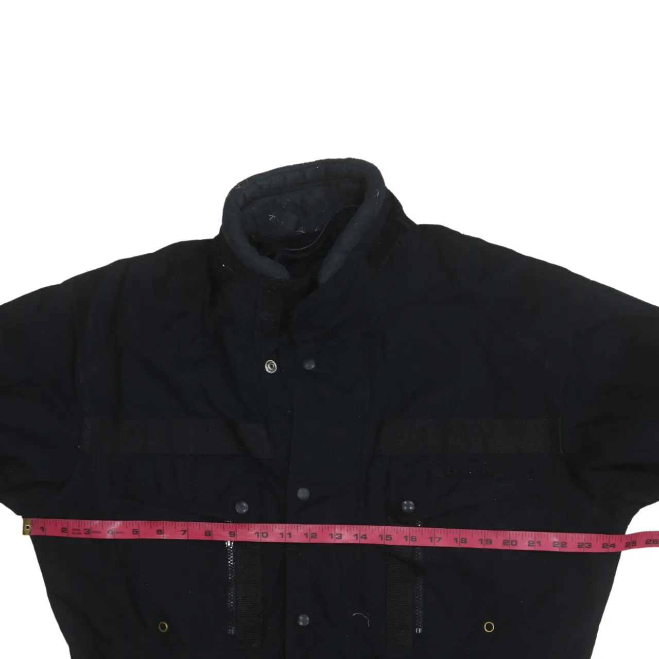 Retro 90's Heavyweight Button Up Windbreaker Medium Black sold by Vintage Club product image thumbnail 5