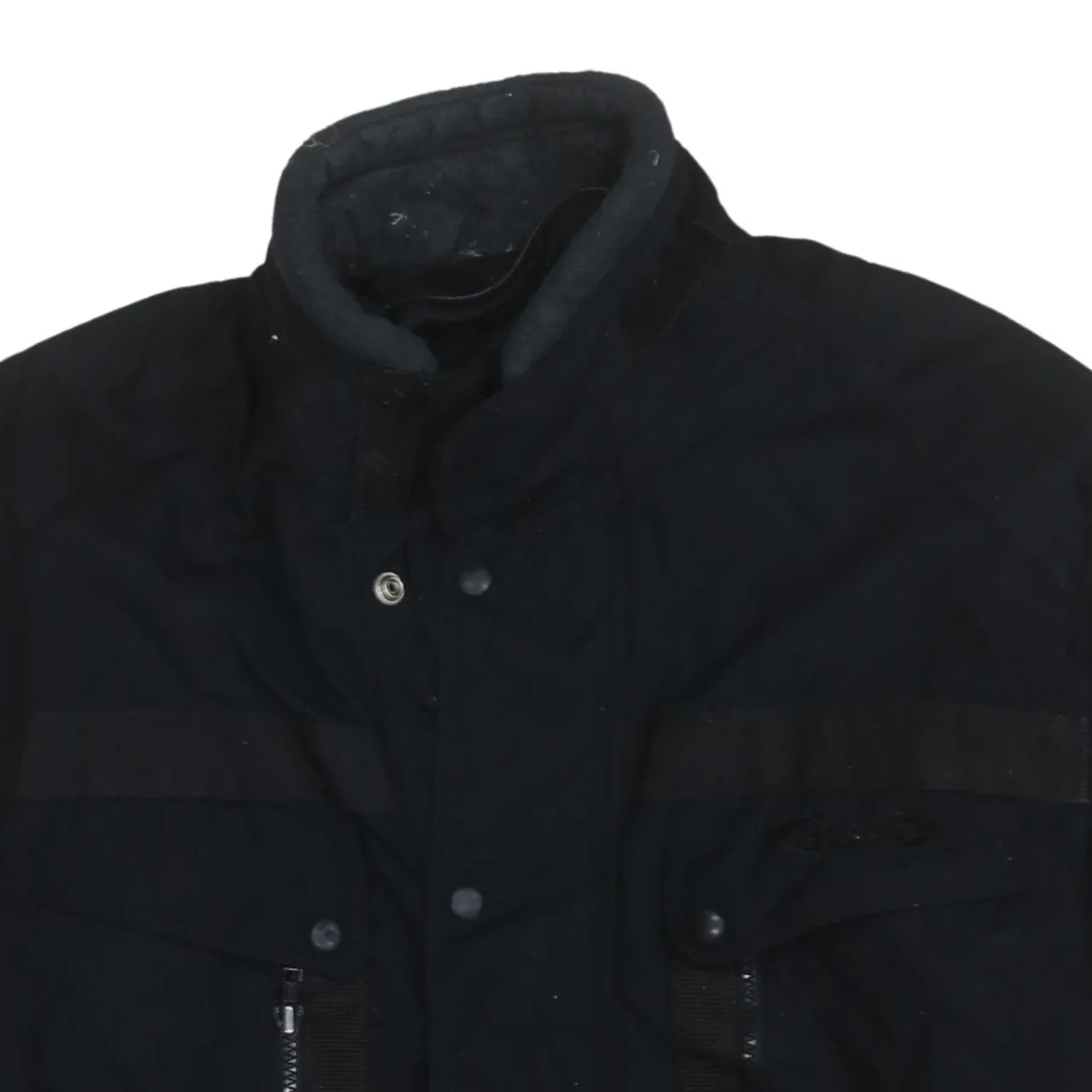 Retro 90's Heavyweight Button Up Windbreaker Medium Black sold by Vintage Club product image thumbnail 3