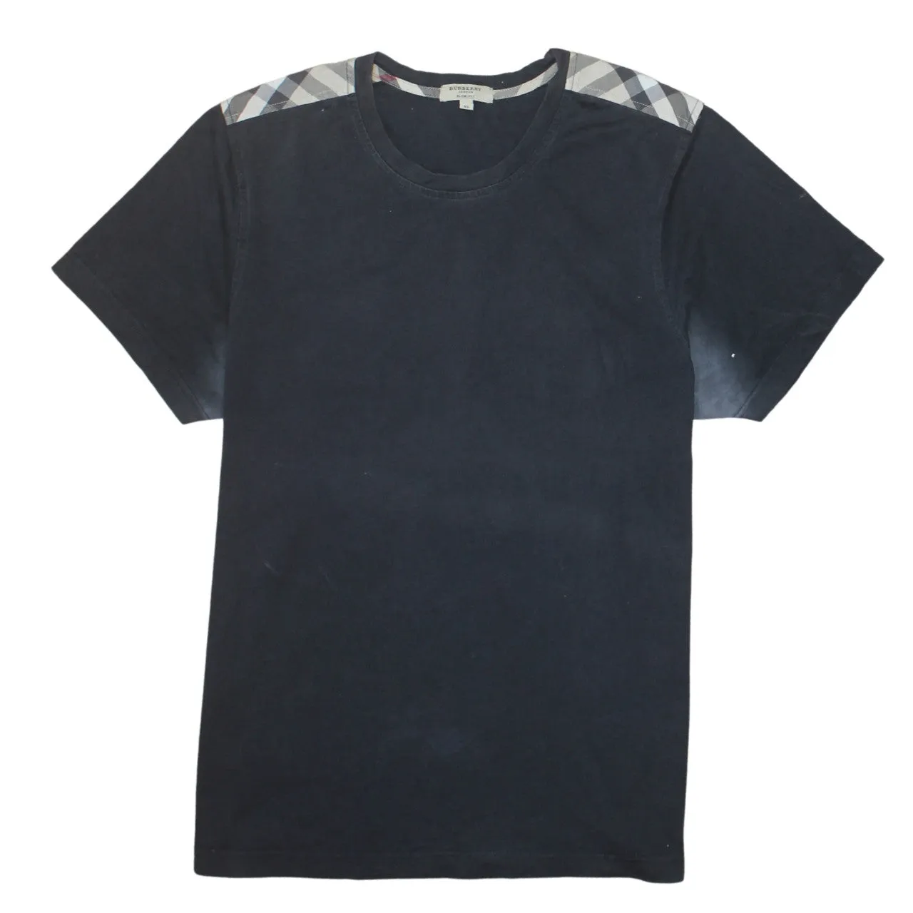 Burberry 90's Short Sleeves Crew Neck T Shirt XLarge Black sold by Vintage Club