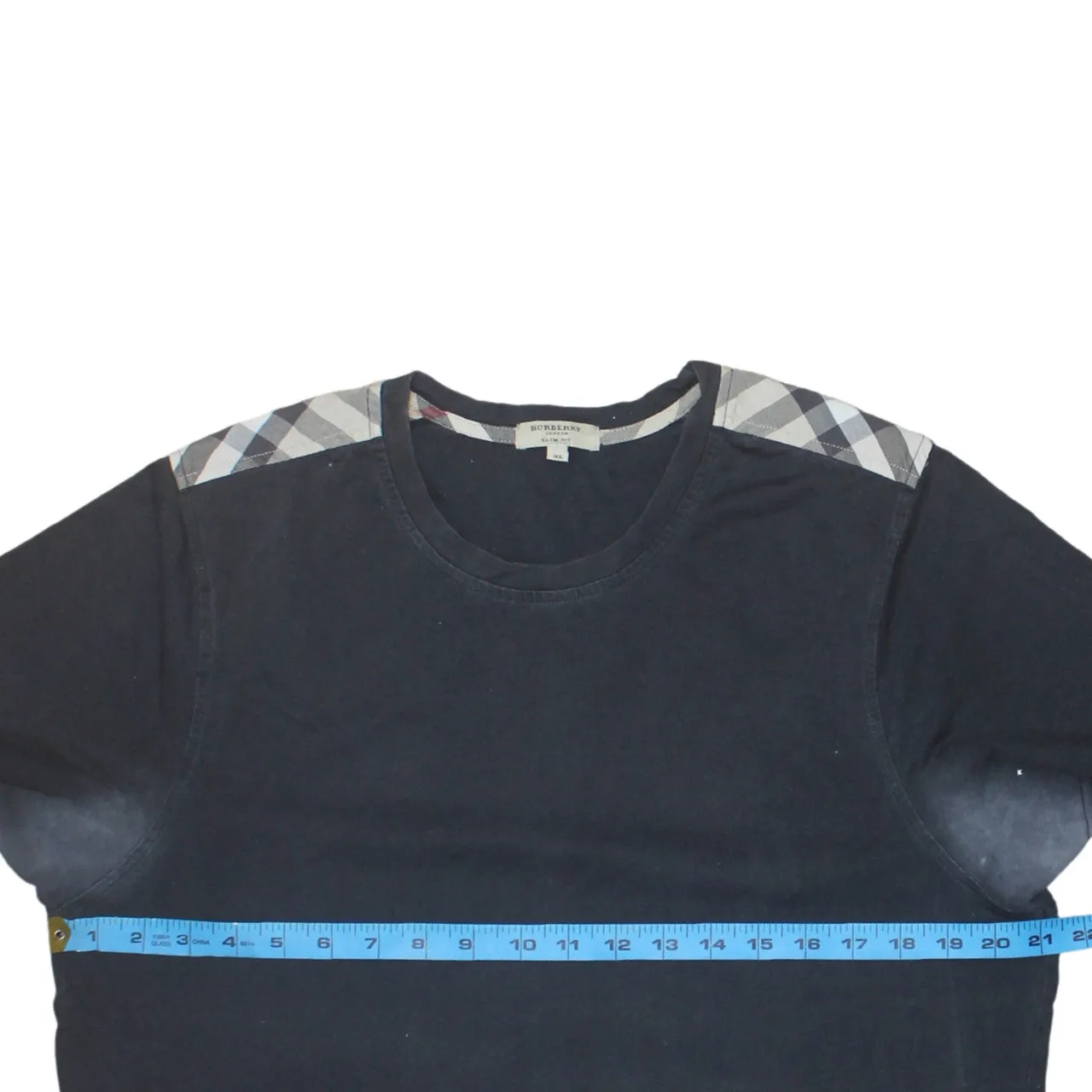 Burberry 90's Short Sleeves Crew Neck T Shirt XLarge Black sold by Vintage Club product image thumbnail 5