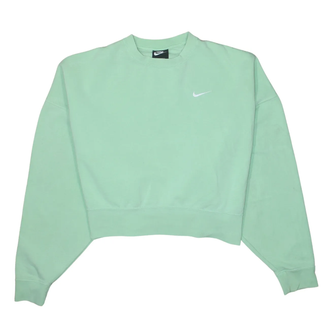 Nike 90's Swoosh Crew Neck Sweatshirt Medium Green sold by Vintage Club