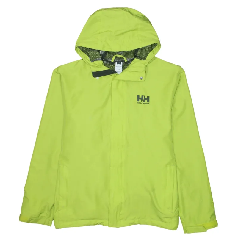 Helly Hansen 90's Hooded Full Zip Up Windbreaker Large Green sold by Vintage Club