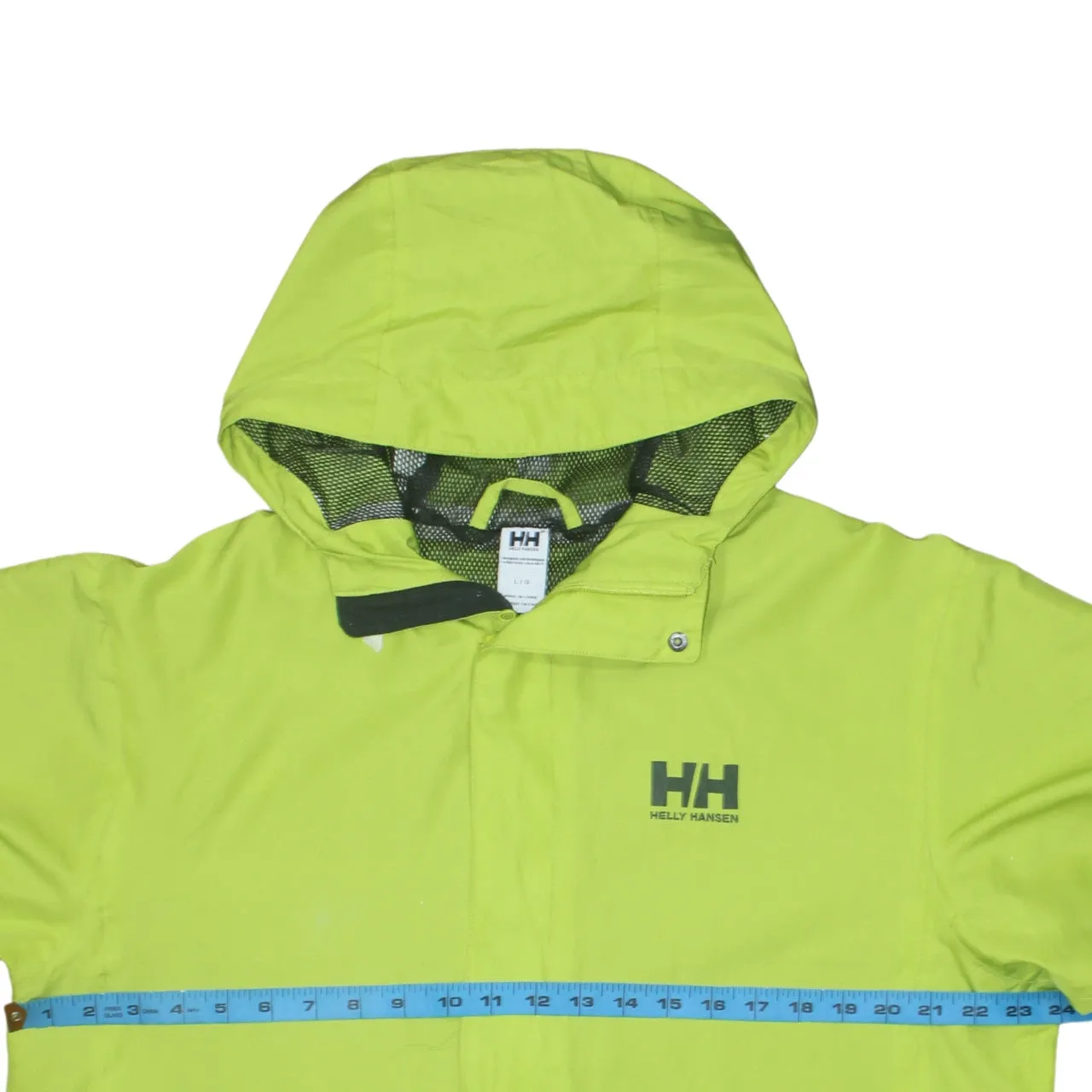 Helly Hansen 90's Hooded Full Zip Up Windbreaker Large Green sold by Vintage Club product image thumbnail 5