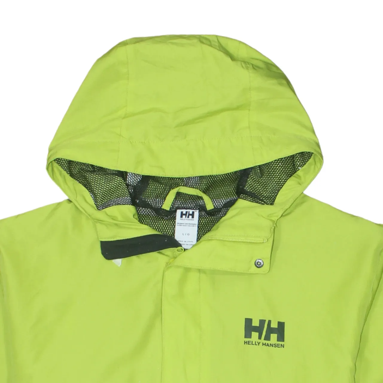 Helly Hansen 90's Hooded Full Zip Up Windbreaker Large Green sold by Vintage Club product image thumbnail 3
