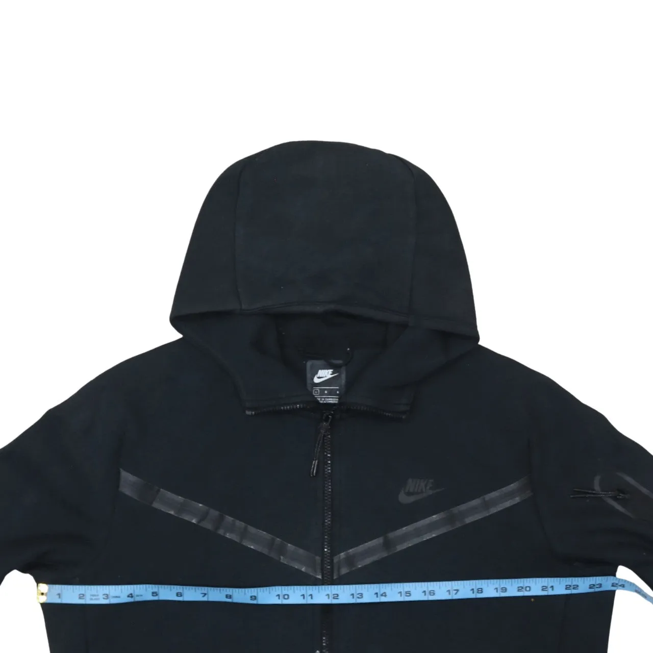 Nike 90's Swoosh Full Zip Up Hoodie Large Black sold by Vintage Club product image thumbnail 5