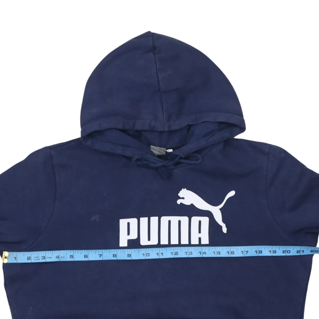 Puma 90's Spellout Pullover Hoodie Large Navy Blue sold by Vintage Club product image thumbnail 5