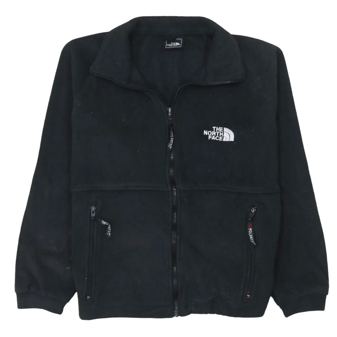 The North Face 90's Hiking Warm Full Zip Up Fleece Jumper Small Black sold by Vintage Club