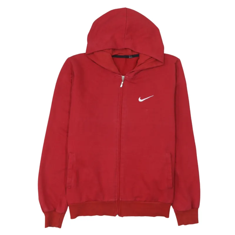 Nike 90's Swoosh Full Zip Up Hoodie XLarge Red sold by Vintage Club