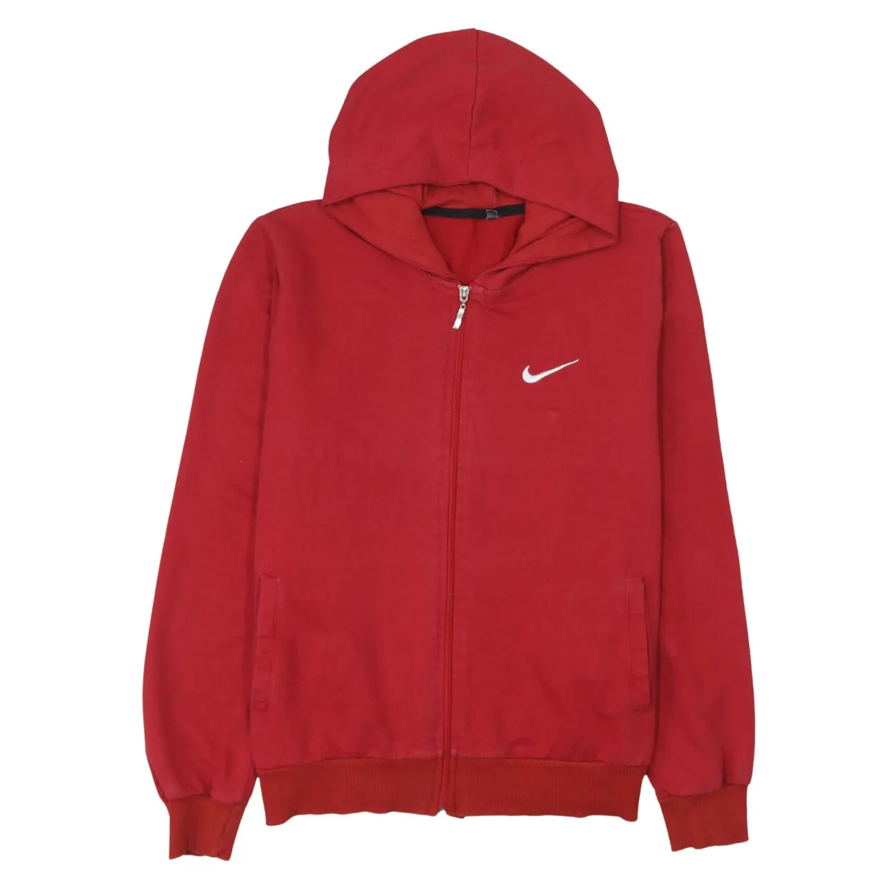 Nike 90's Swoosh Full Zip Up Hoodie XLarge Red sold by Vintage Club