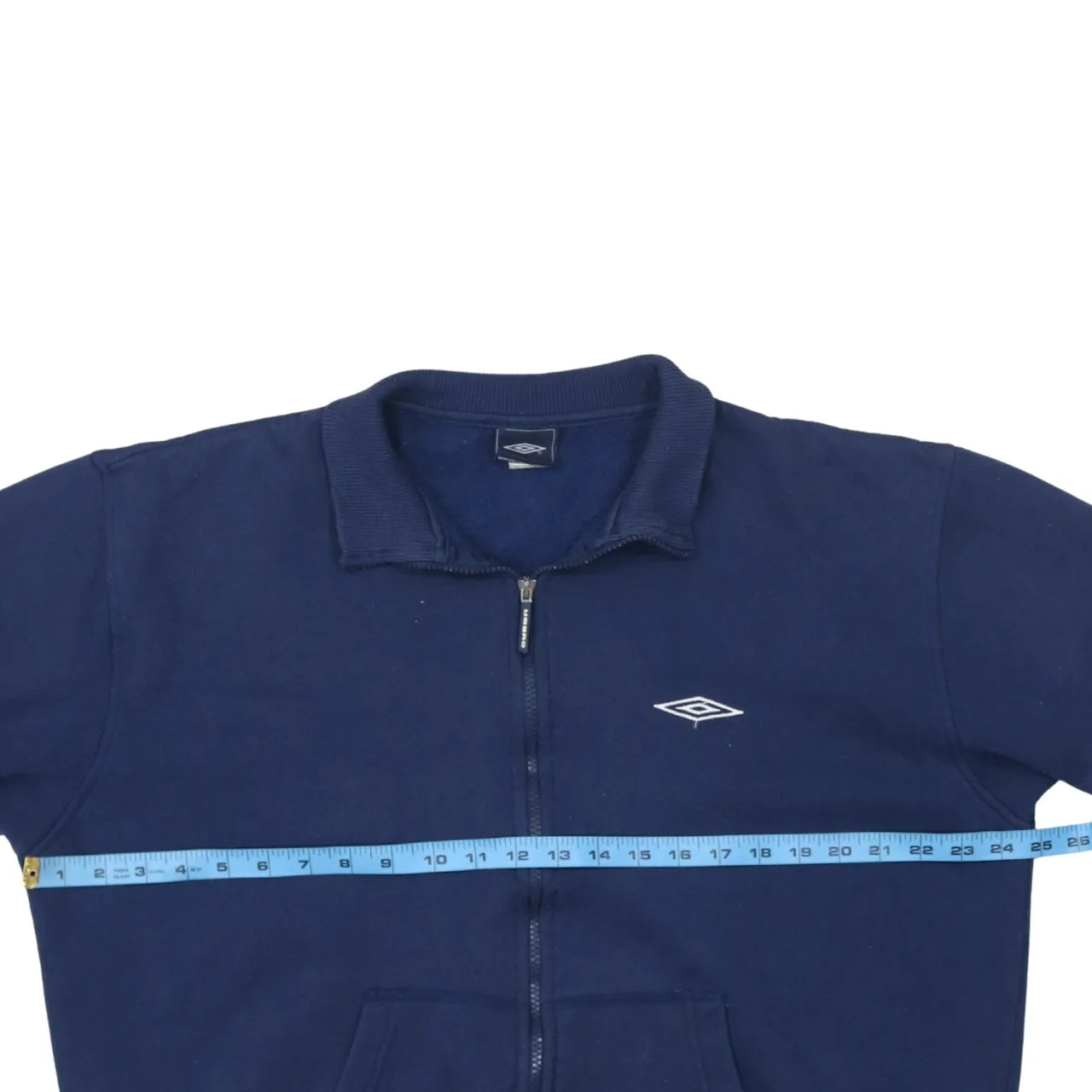 Umbro 90's Lightweight Full Zip Up Sweatshirt XLarge Navy Blue sold by Vintage Club product image thumbnail 5