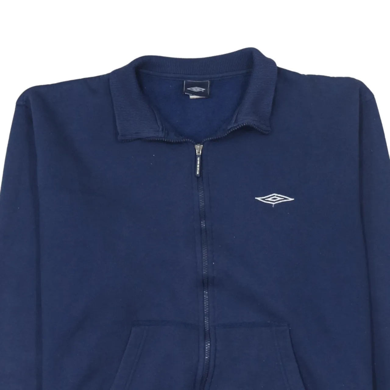 Umbro 90's Lightweight Full Zip Up Sweatshirt XLarge Navy Blue sold by Vintage Club product image thumbnail 3