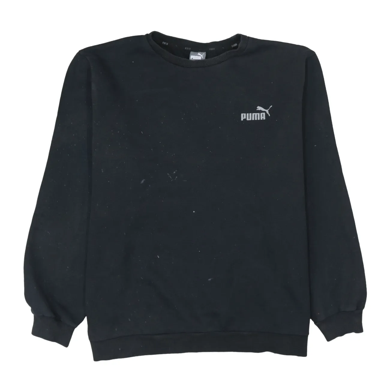 Puma 90's Lightweight Crew Neck Sweatshirt XXLarge (2XL) Black sold by Vintage Club