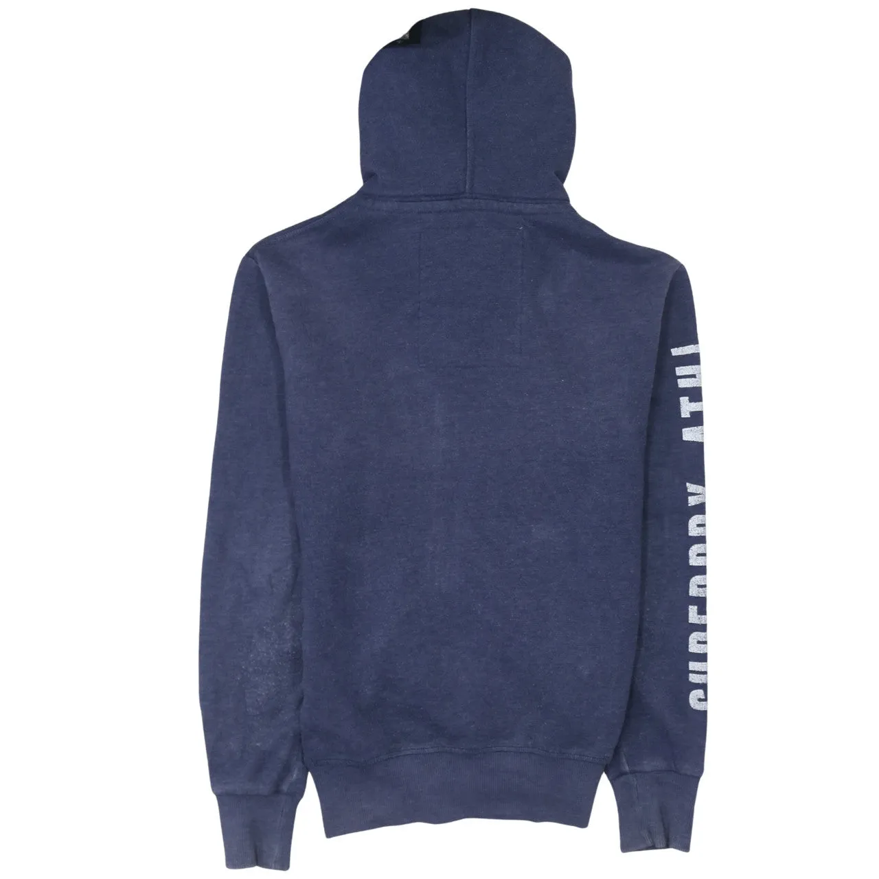 Super Dry 90's Lightweight Full Zip Up Hoodie Small Navy Blue sold by Vintage Club product image thumbnail 2
