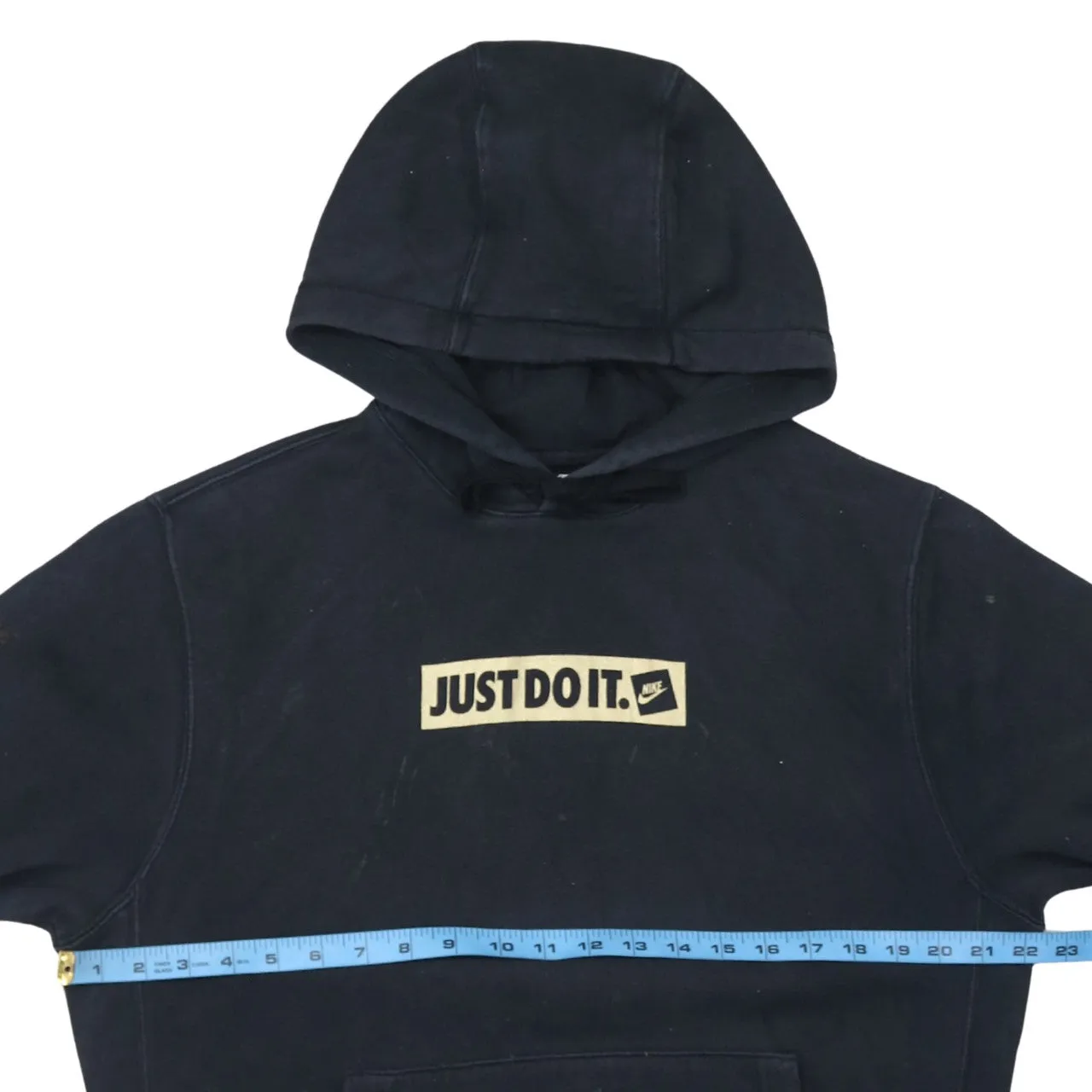 Nike 90's Swoosh Pullover Hoodie Small Black sold by Vintage Club product image thumbnail 5