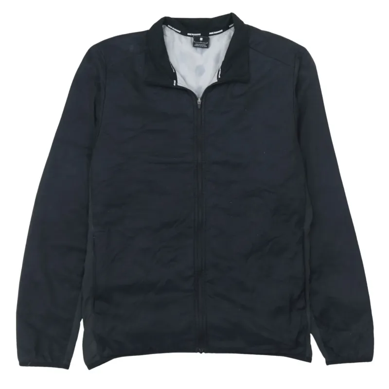 Nike 90's Plain Full Zip Up Windbreaker Large Black made by Nike