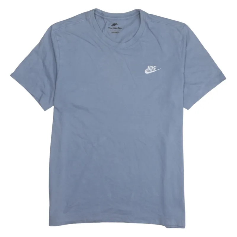 Nike 90's Swoosh Short Sleeves T Shirt Large Blue sold by Vintage Club