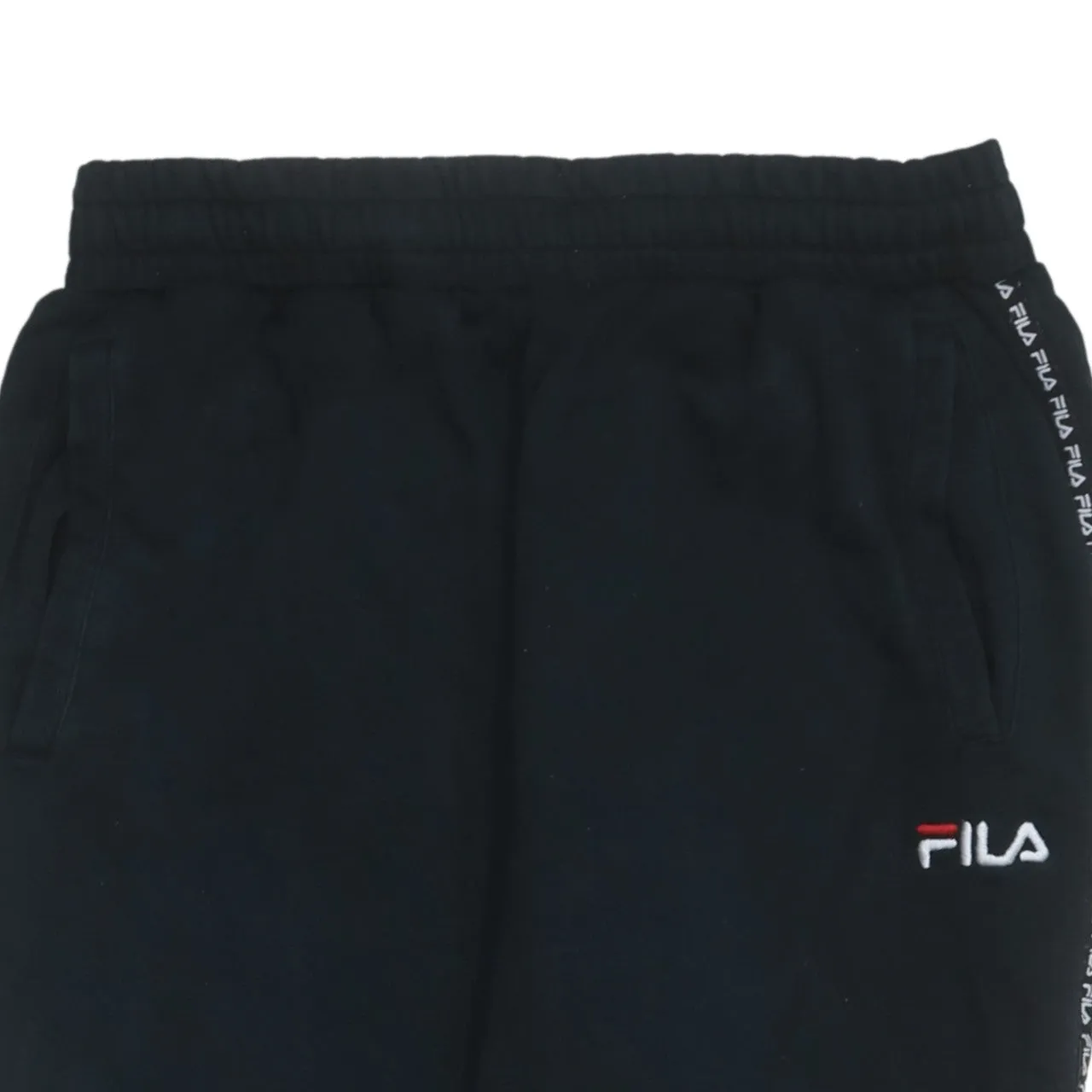 Fila 90's Rib Cuff Casual Joggers / Sweatpants Medium Black sold by Vintage Club product image thumbnail 3
