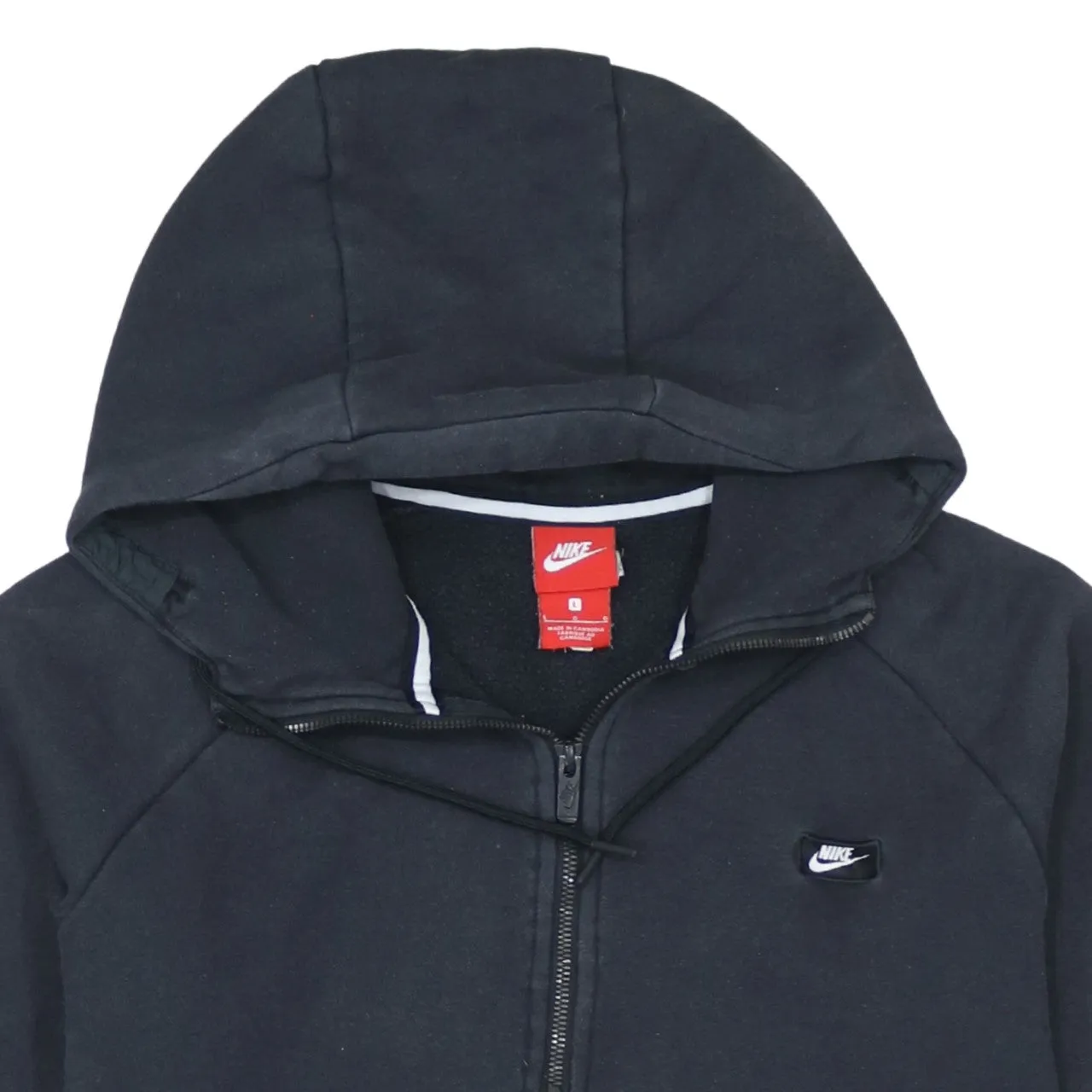 Nike 90's Swoosh Quarter Zip Hoodie Large Black sold by Vintage Club product image thumbnail 3