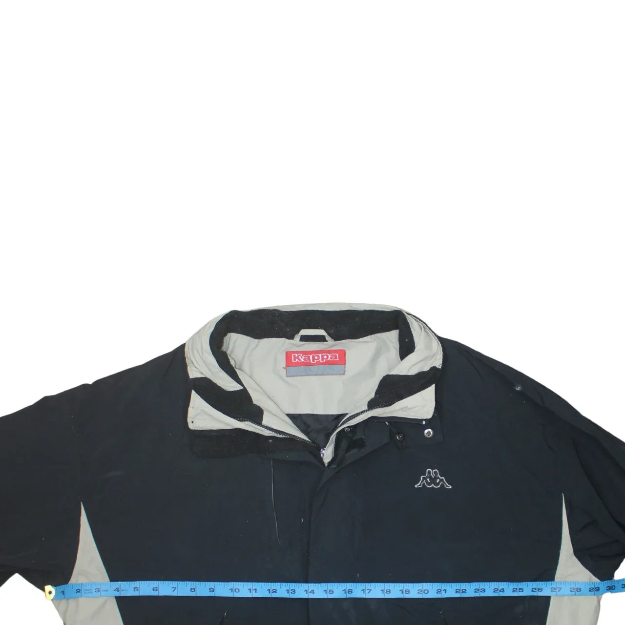 Kappa 90's Lightweight Full Zip Up Windbreaker XXXLarge Black sold by Vintage Club product image thumbnail 5