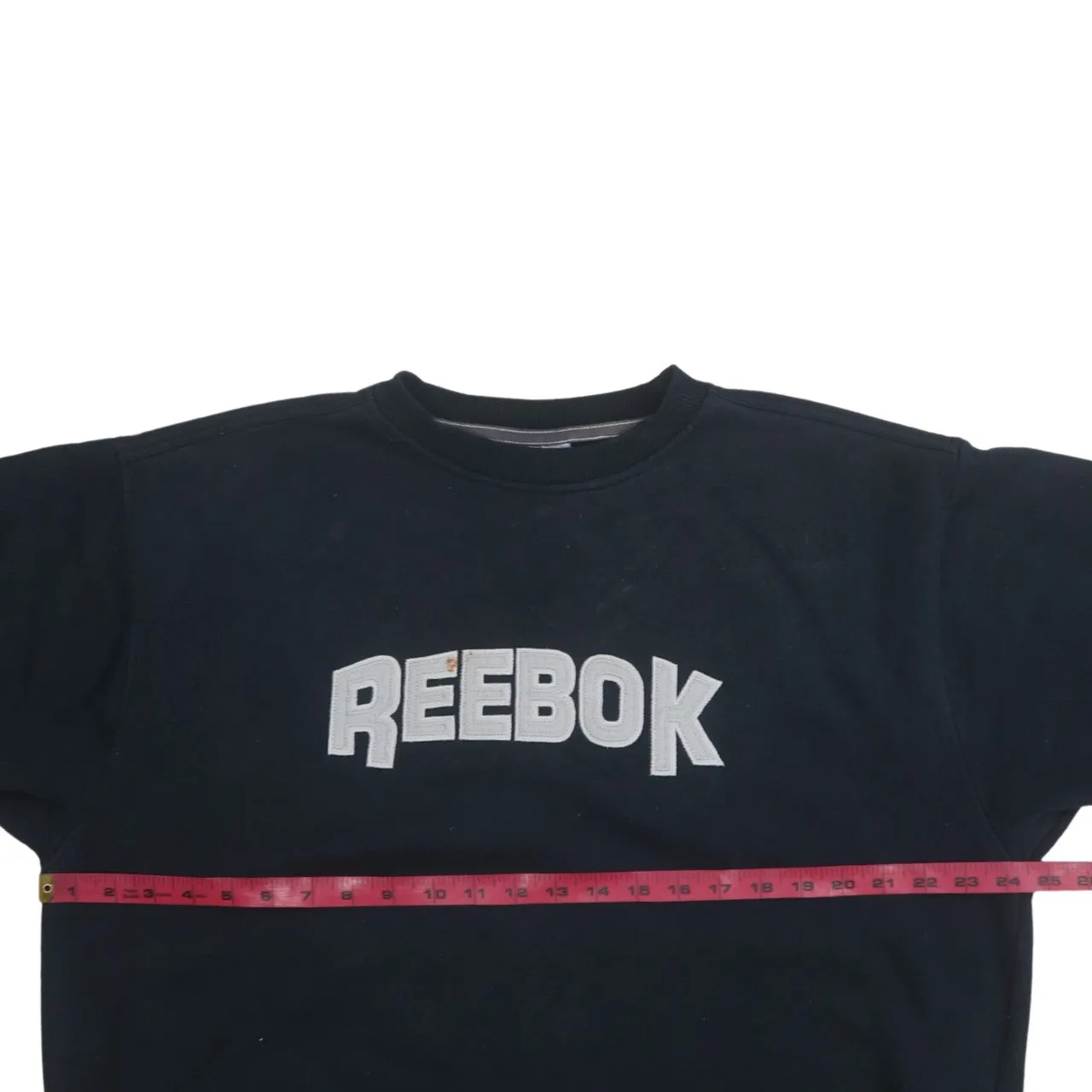 Reebok 90's Spellout Crew Neck Sweatshirt XLarge Black sold by Vintage Club product image thumbnail 5