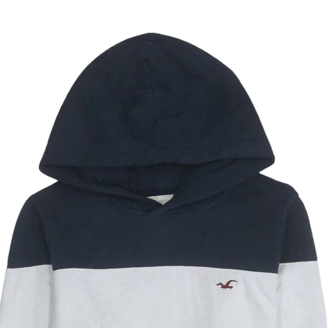 Hollister 90's Drawstring Pockets Pullover Hoodie Small Navy Blue sold by Vintage Club product image thumbnail 3
