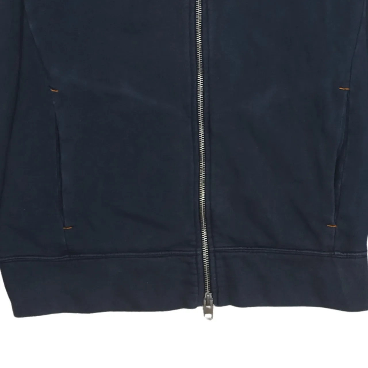 HUGO BOSS 90's Lightweight Full Zip Up Sweatshirt Medium Navy Blue sold by Vintage Club product image thumbnail 4