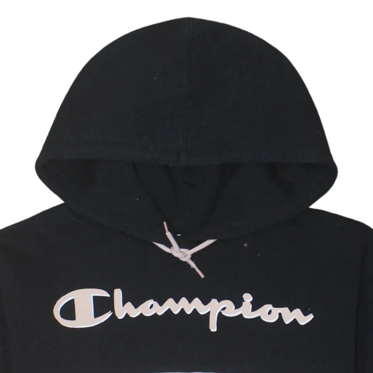 Champion 90's Spellout Pullover Hoodie Medium Black sold by Vintage Club product image thumbnail 3