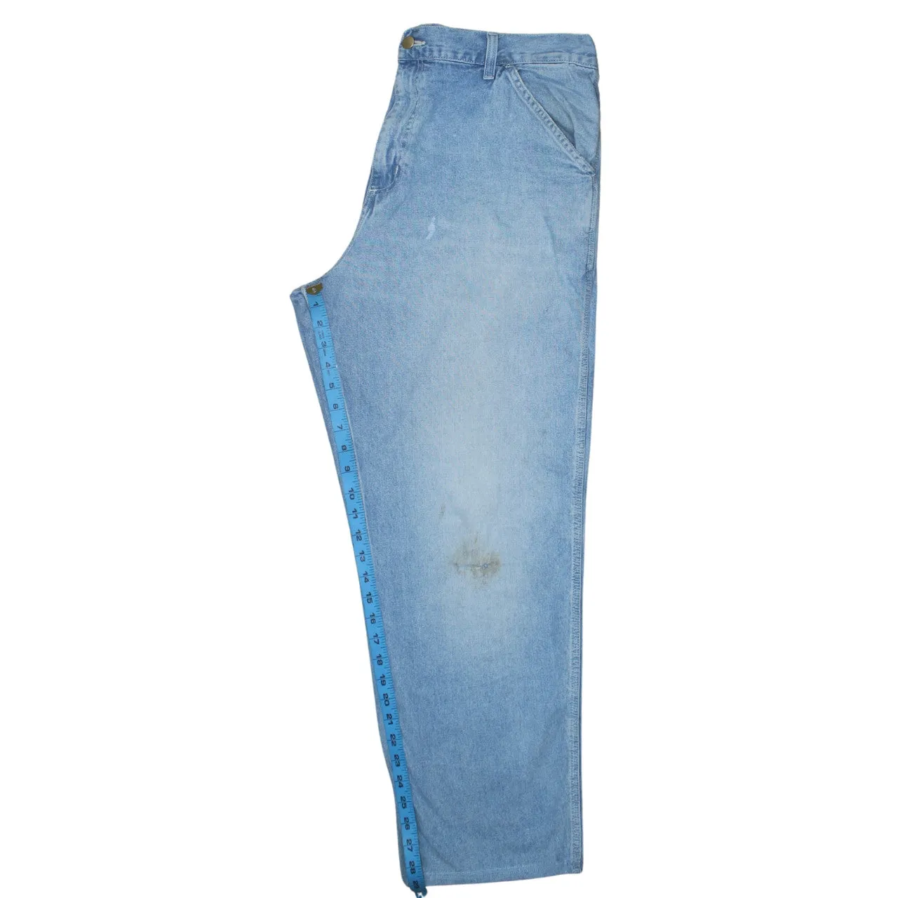 Carhartt 90's Lightwash Straight Leg Baggy Jeans / Pants 34 Blue sold by Vintage Club product image thumbnail 5