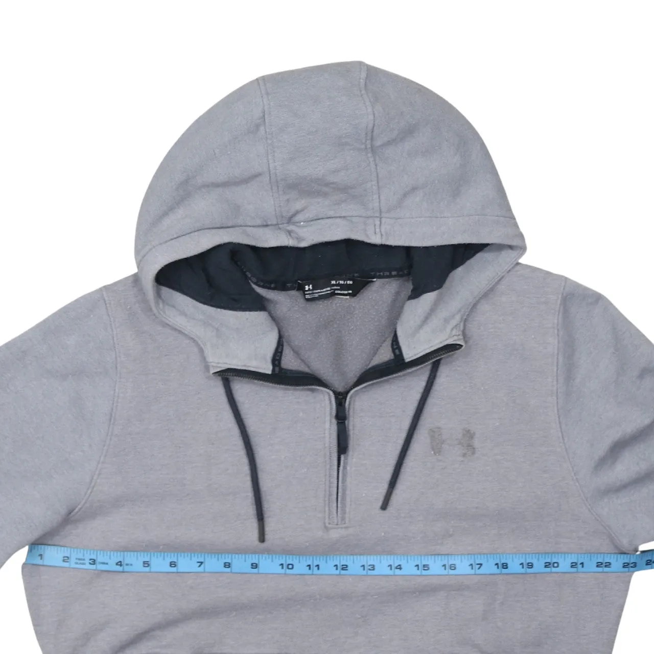 Under Armour 90's Lightweight Quarter Zip Hoodie XLarge Black sold by Vintage Club product image thumbnail 5