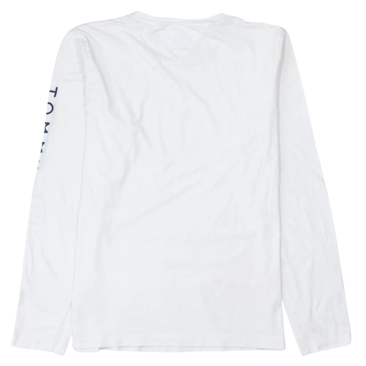 Tommy Hilfiger 90's Lightweight Crew Neck Sweatshirt Large White sold by Vintage Club product image thumbnail 2
